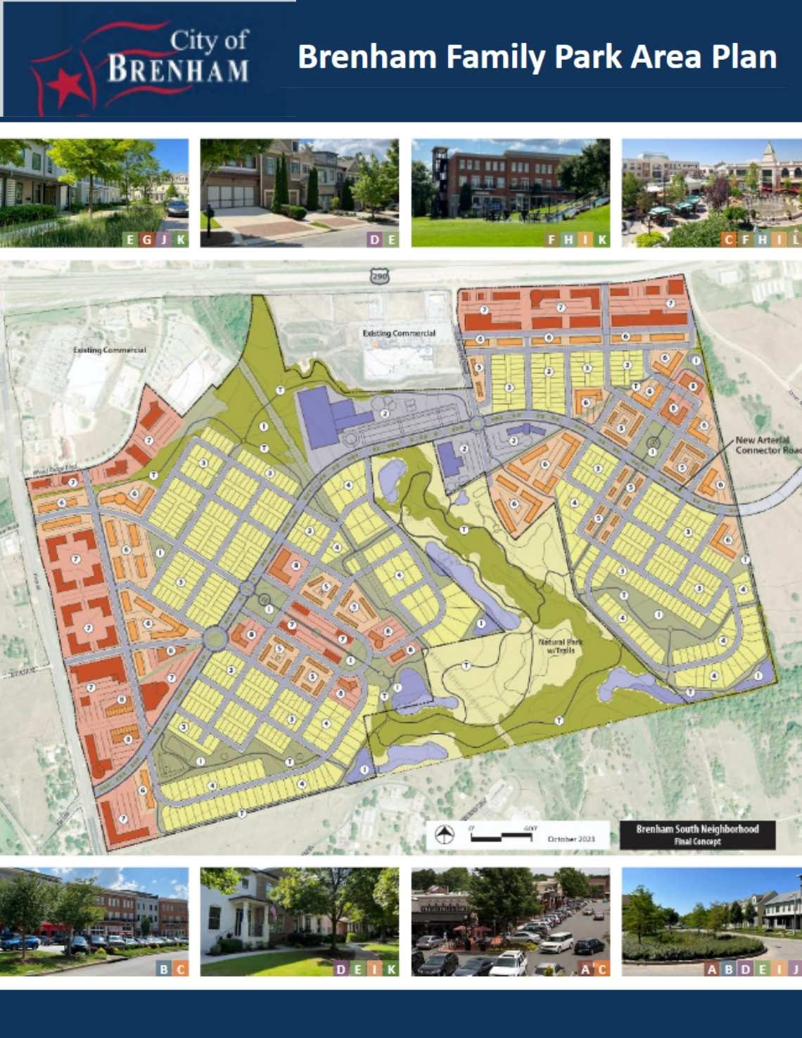 Brenham, TX Family Park Area Plan Cover