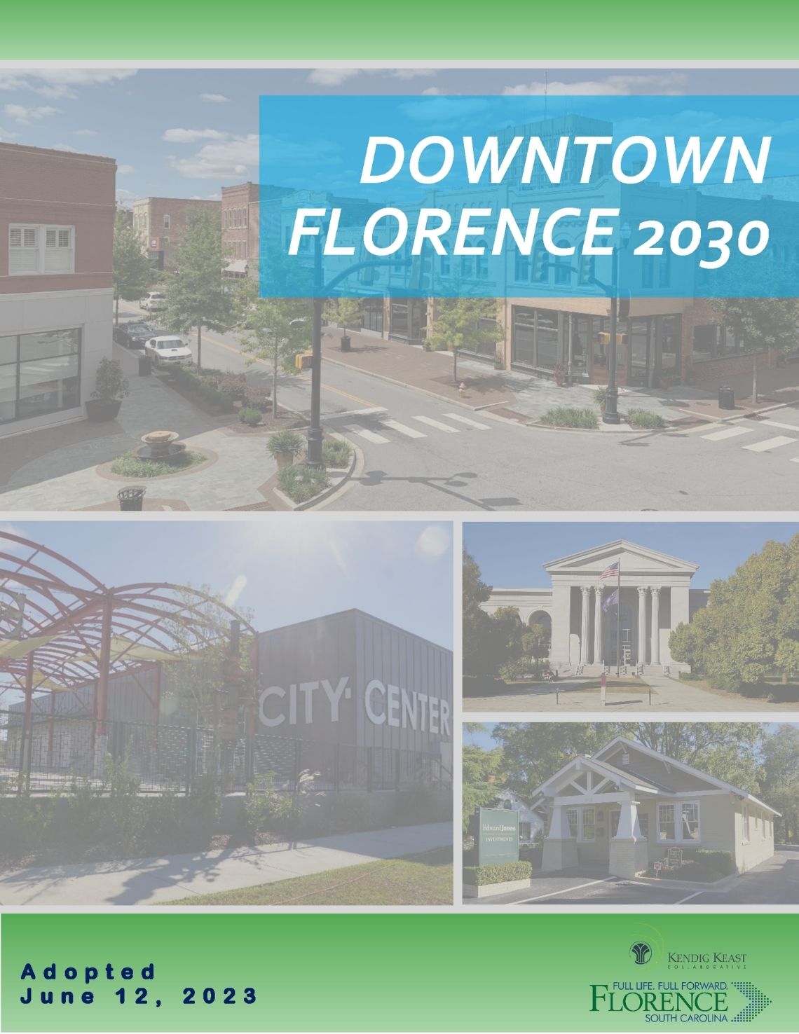 Florence, SC Downtown Master Plan Cover