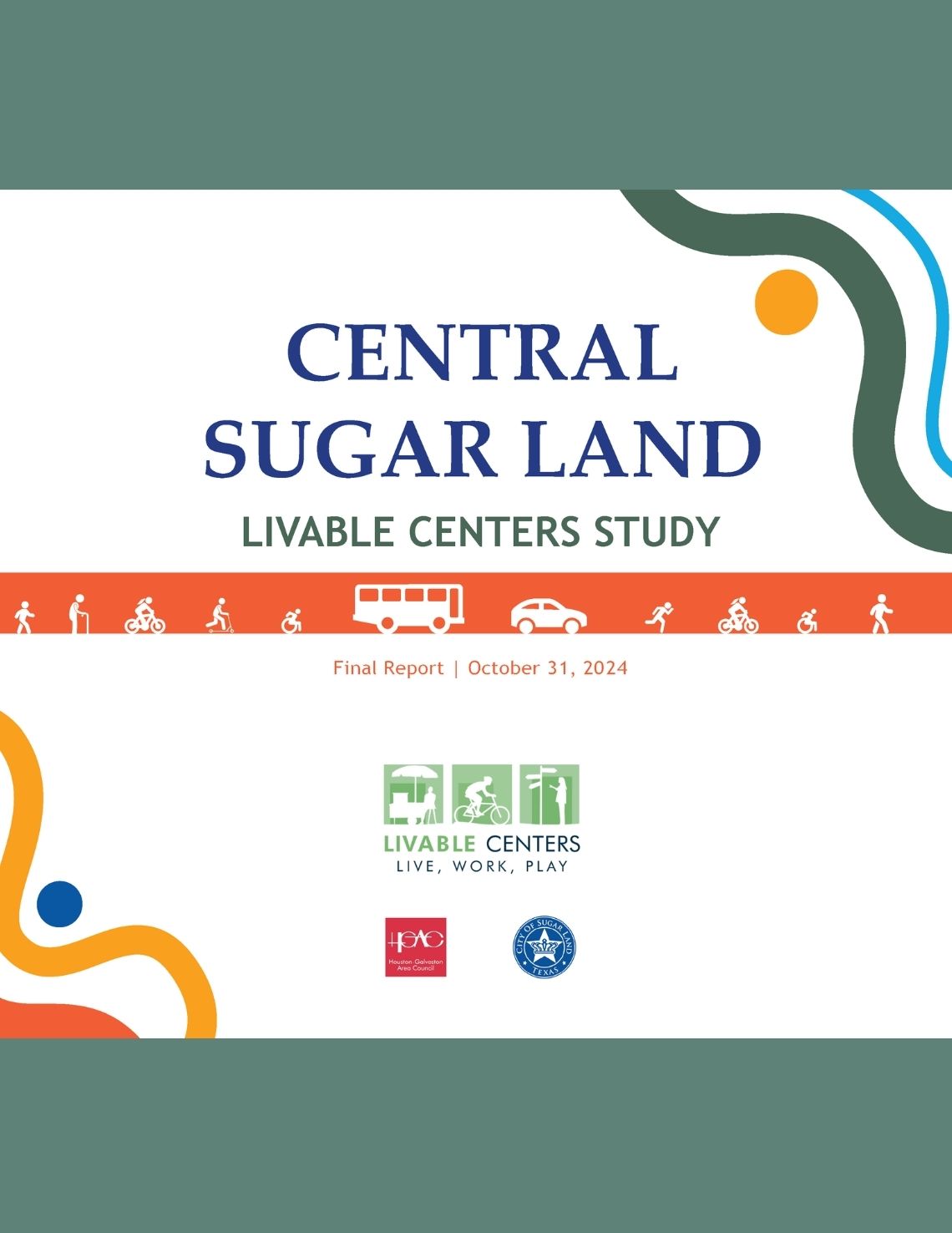 Central Sugar Land, TX Livable Centers Study Cover